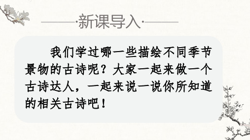 部编版四年级语文上册第三单元精品课件