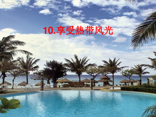 五级下册品德课件-《享受热带风光》∣人民未来版 