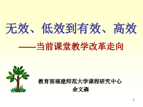 新课程课堂教学改革系列专题 ——06年教育部中 73页PPT文档