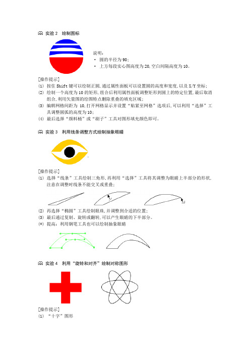 实验  绘制图标flash