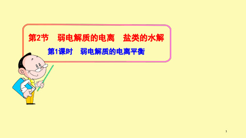 (精品)弱电解质的电离平衡ppt课件全面版