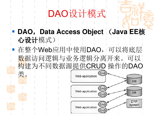 第十五章DAO模式与分页显示