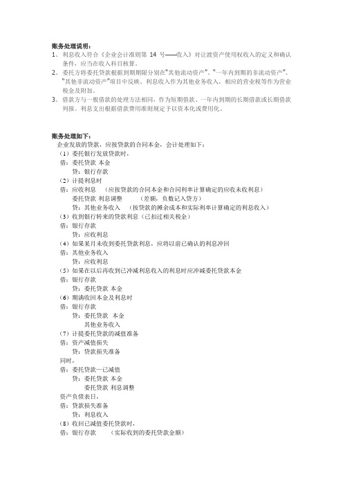 (完整版)新准则下委托贷款的处理