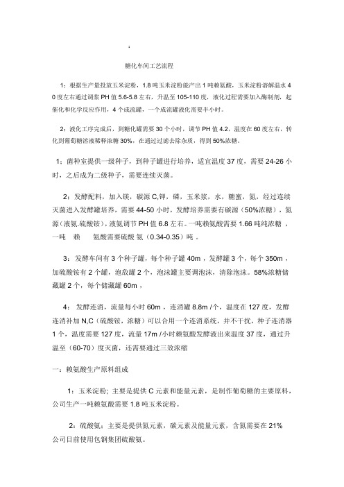 赖氨酸工艺