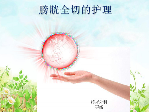 膀胱全切的护理PPT课件