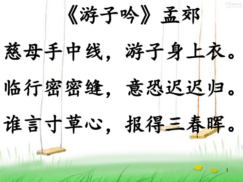作文我的妈妈PPT课件