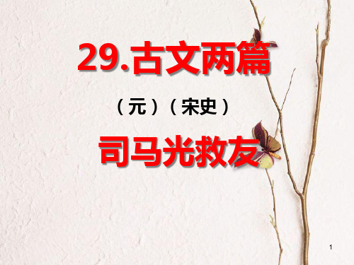 六年级语文上册 第29课 司马光救友课件1 西师大版.pptx