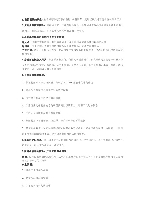 橡胶模具结构