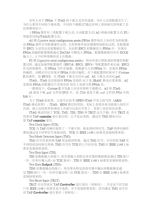 免费FPGA下载方式AS和JTAG详解