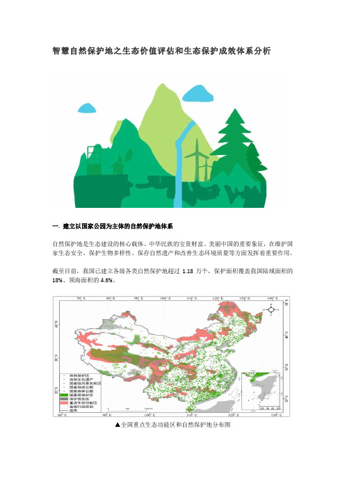 智慧自然保护地之生态价值评估和生态保护成效体系