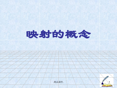 演示文档高一必修一映射的概念.ppt