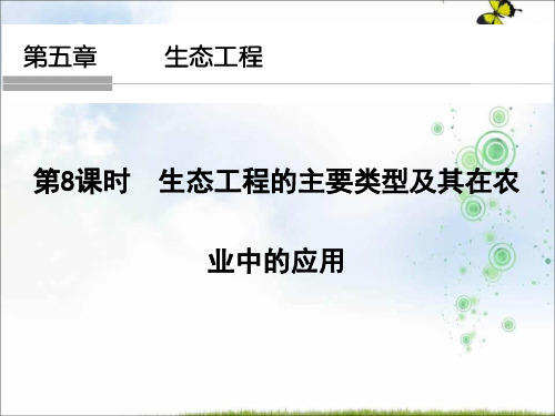 2019版课堂讲义同步系列高中生物浙科版选修三课件：3-5-8生态工程的主要类型及其在农业中的应用