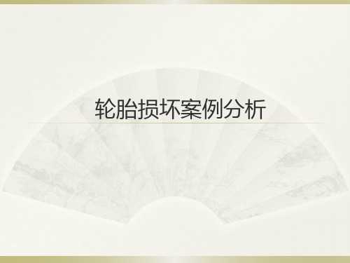 轮胎损坏案例分析