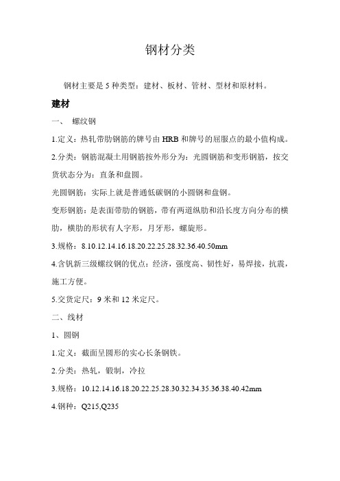 钢材大全