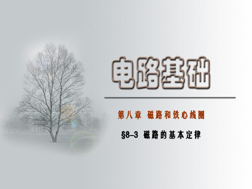 §8-3磁路的基本定律