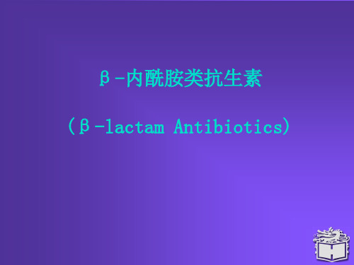 β-内酰胺类抗生素