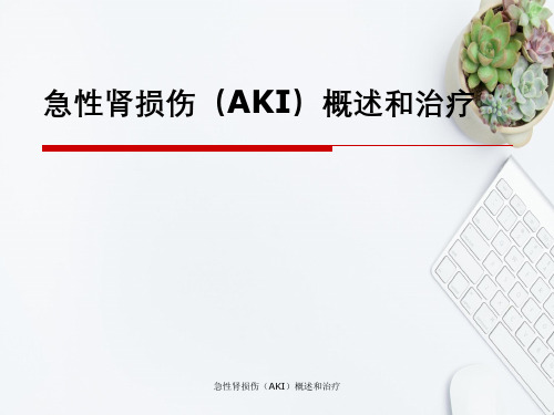 急性肾损伤(AKI)概述与治疗