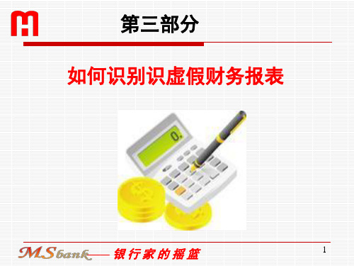 第三部分 如何识别虚假财务报表