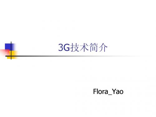 3G技术简介