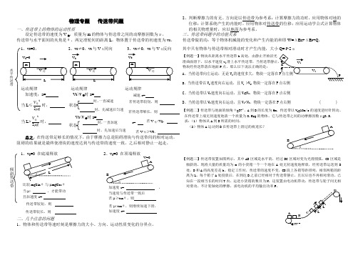 物理专题传送带问题