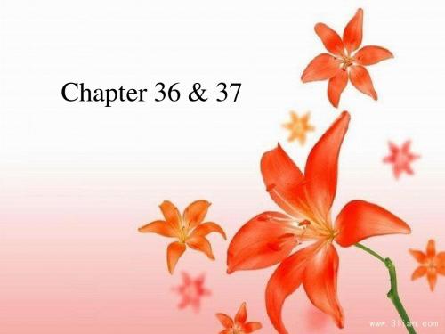 chapter 36 & 37 语法教程 章振邦 上外