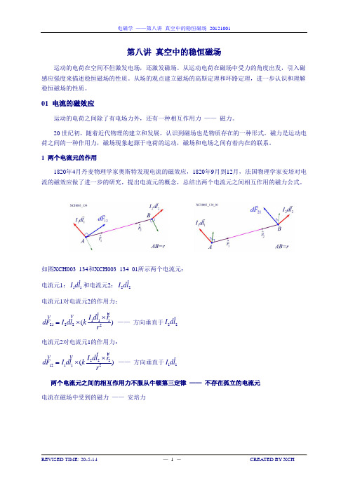 电磁学_08_真空中的稳恒磁场