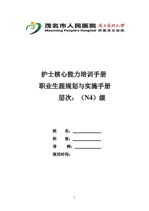 N4级核心能力培训手册