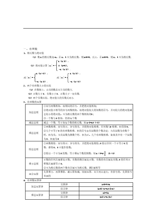 27条初中数学公式定理集锦