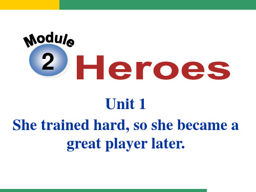 外研版九年级上册Module3 Unit1课件(共21张PPT)