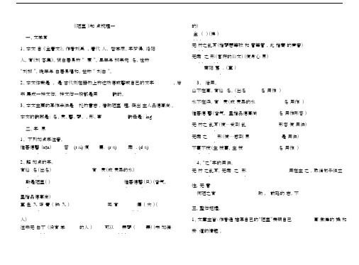 陋室铭学习知识点及初中中考题汇编及参考答案.doc