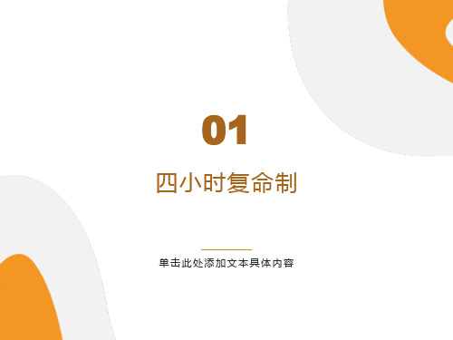 四小时复命制