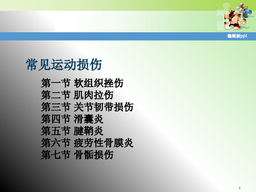 常见运动损伤PPT课件