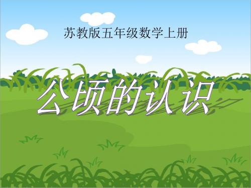 《公顷的认识》公顷和平方千米精品ppt课件