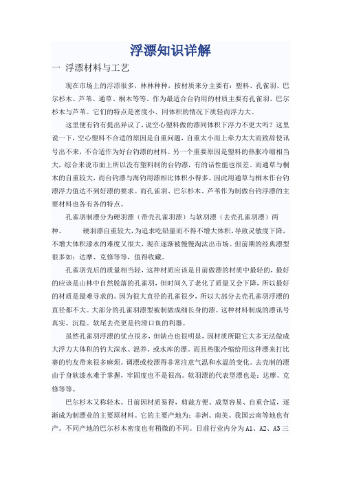 浮漂知识----详解