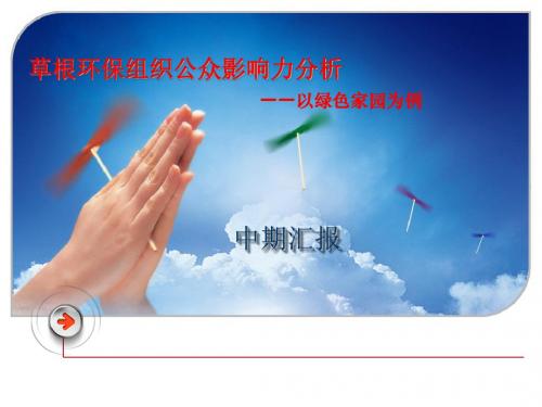 发放问卷回收分析ENGO影响力指标体系