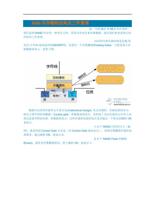NAND闪存颗粒结构及工作原理