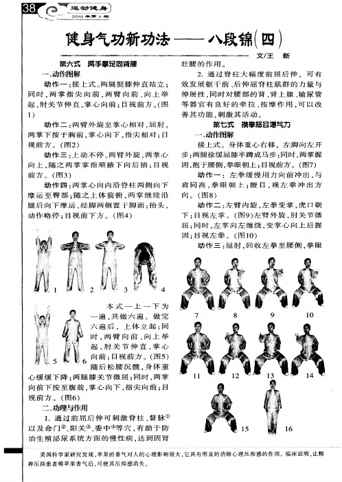 健身气功新功法——八段锦(四)