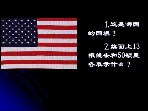 美国独立战争PPT课件12 人教版