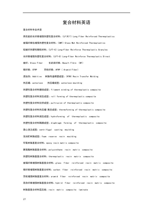 复合材料英语