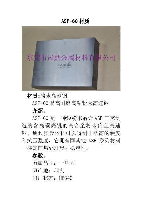 ASP-60材质