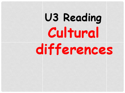 江苏省江阴市山观高级中学高中英语 Unit3 Understanding each other Reading课件 牛津译林版选修6