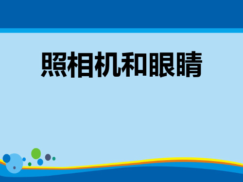 《照相机和眼睛》PPT【精选推荐课件】