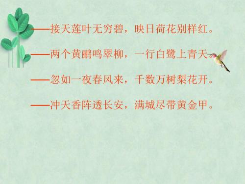 淡妆浓抹总相宜——语言的色彩ppt课件4 人教课标版