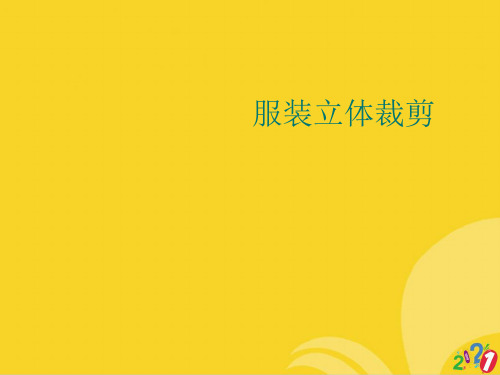 服装立体裁剪标准版资料