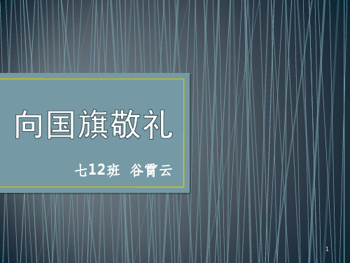 国歌法ppt课件