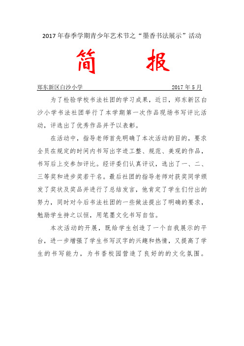 2017年简  报