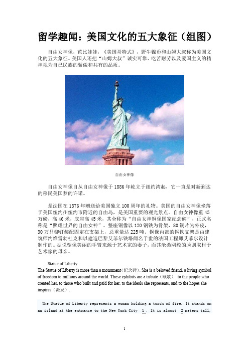 美国文化的五大象征(组图)