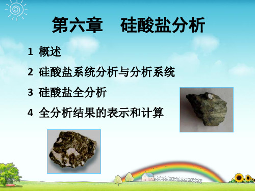 第六章 硅酸盐分析