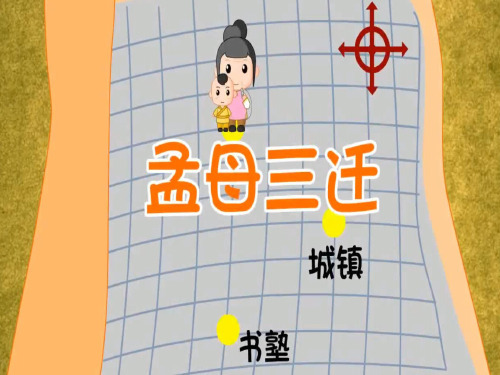 孟母三迁儿童语言故事PPT