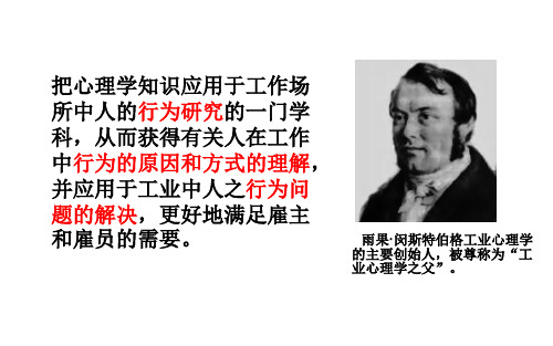 工业心理学简介